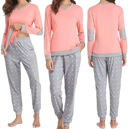 

Yiwvw Women s Long Sleeve Pyjamas Spring Sleepwear Mother s Day GiftSleepwear Set