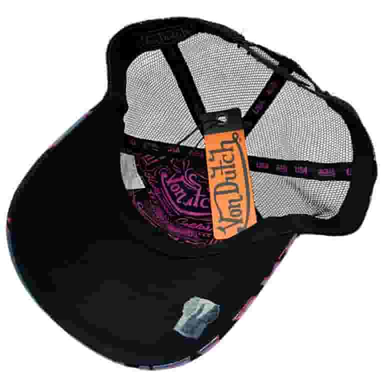 【Von Dutch】ボン ダッチ◇City Of Angels Trucker キャップ Von Dutch Trucker Hat City Of Angels Purple Flame
