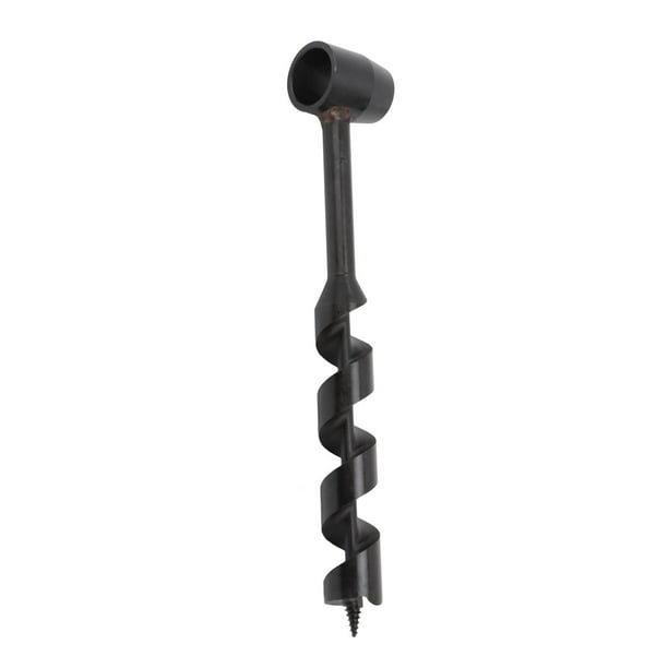 Manual Auger Drill – 0.75-9.06″ Carbon Steel Survival Wood Drill Digger, Portable Hand Tool For Wilderness Camping & Woodworking