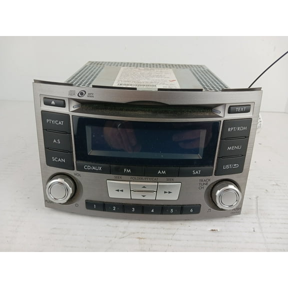 Pre-Owned 12 13 14 Subaru Legacy AM FM CD Radio Receiver OEM - Verify Specific Vehicle Fitment In Description - (Good)