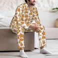 thumbnail image 7 of Gaeub Christmas Elements Mens Pajamas Set Mens Sleepwear with Long Sleeve Top & Bottoms PJs-, 7 of 7