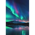 thumbnail image 1 of Cuadros Decorativos 5D bricolaje completo taladro diamante pintura Aurora paisaje bordado trabajo (02) Tmvgtek embutido en tela, 1 of 7