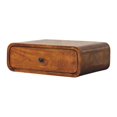 thumbnail image 3 of Lesuto Avora Wall-Mounted Honey Caramel 1 Drawer Nightstand - Modern Style, Wood, 3 of 10
