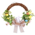 thumbnail image 2 of LSLJS Easter Wreath Bow Decoration Rabbit Door Decoration Home Decoration Shooting Props, Easter Bunny Decorations for Easter Home Decor, 2 of 9