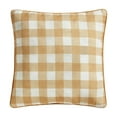 thumbnail image 2 of Way to Celebrate 18" x 18" Yellow Wheat Reversible Decorative Pillow, 2 of 5