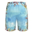 thumbnail image 6 of Kdxio Sea and Fish Pattern Mens Casual Shorts - Drawstring Summer Beach Sports Shorts for Men, 6 of 9