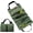 Green, variant on Tool Roll Bag, Roll Up Tool Bag Organizer, 5 Pockets Foldable Roll-Up Tool Box, Heavy Duty Canvas Portable Tool Storage Pouch for Mechanics & Electricians Ideal Gifts for Men, Dads