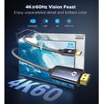 thumbnail image 2 of Cable USB C a HDMI Warky de 1 m (4K @60Hz) Tipo-C a HDMI 2.0, 2 of 8
