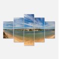 thumbnail image 2 of Portuguese Maritime Village Panorama - Extra Large Seashore Canvas Art, 2 of 3