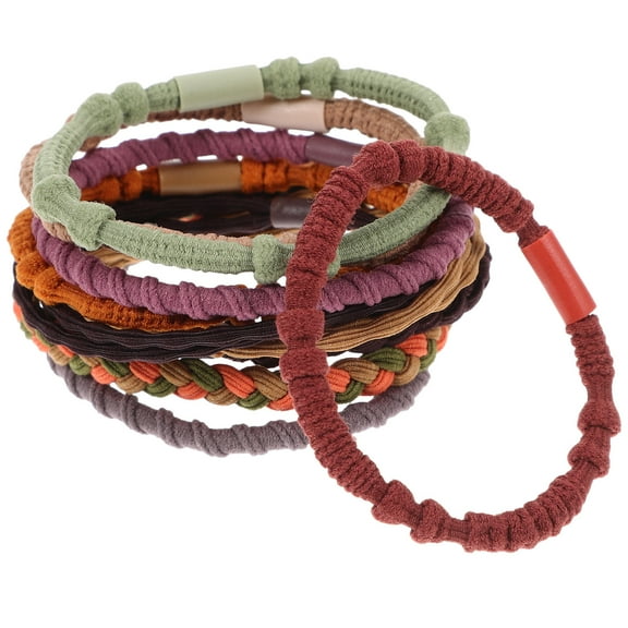 HONMEET 20 Pcs Elastic Hair Bands Hair Styling Nylon Multi Color for Girls Everyday Use