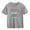 Gray, variant on Juslio Boys Letter Pattern Shirts Crew Neck Casual Short, Sleeved Tops Comfortable Breathable T Shirts Sizes 2-18