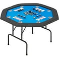 thumbnail image 1 of 1 Pied en Fer Octogonal 2 Plis Pied en Fer Table de Poker, 1 of 2