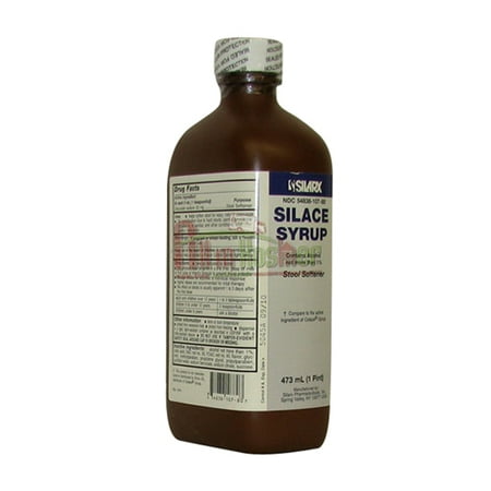 Docusate Sodium Liquid - Silarx Silace Docusate Sodium Stool Softener Syrup - 16 Oz