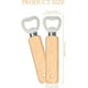 thumbnail image 2 of 3pcs Beer Bottle Opener,Wooden,Stainless Steel with Handle, 2 of 5