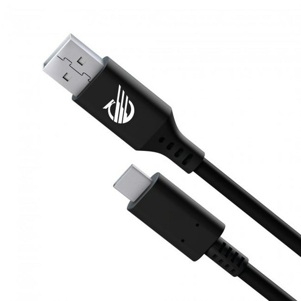 Cable KMD universal de carga para controles PS5 y Xbox Series X Negro