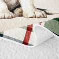 thumbnail image 5 of Manfei Christmas Happy Holiday Quilt Full,Kawaii Snowman Full Bedspread Sets,3-Piece,1 Coverlet and 2 Pillowcases, 5 of 7