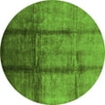 thumbnail image 1 of Ahgly Company Indoor Round Oriental Green Industrial Area Rugs, 6' Round, 1 of 4