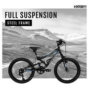 Hyper Bicycles Shocker Mountain Bike, 20 Wheels, Kids Age Group 8-13 Years, Black, Child