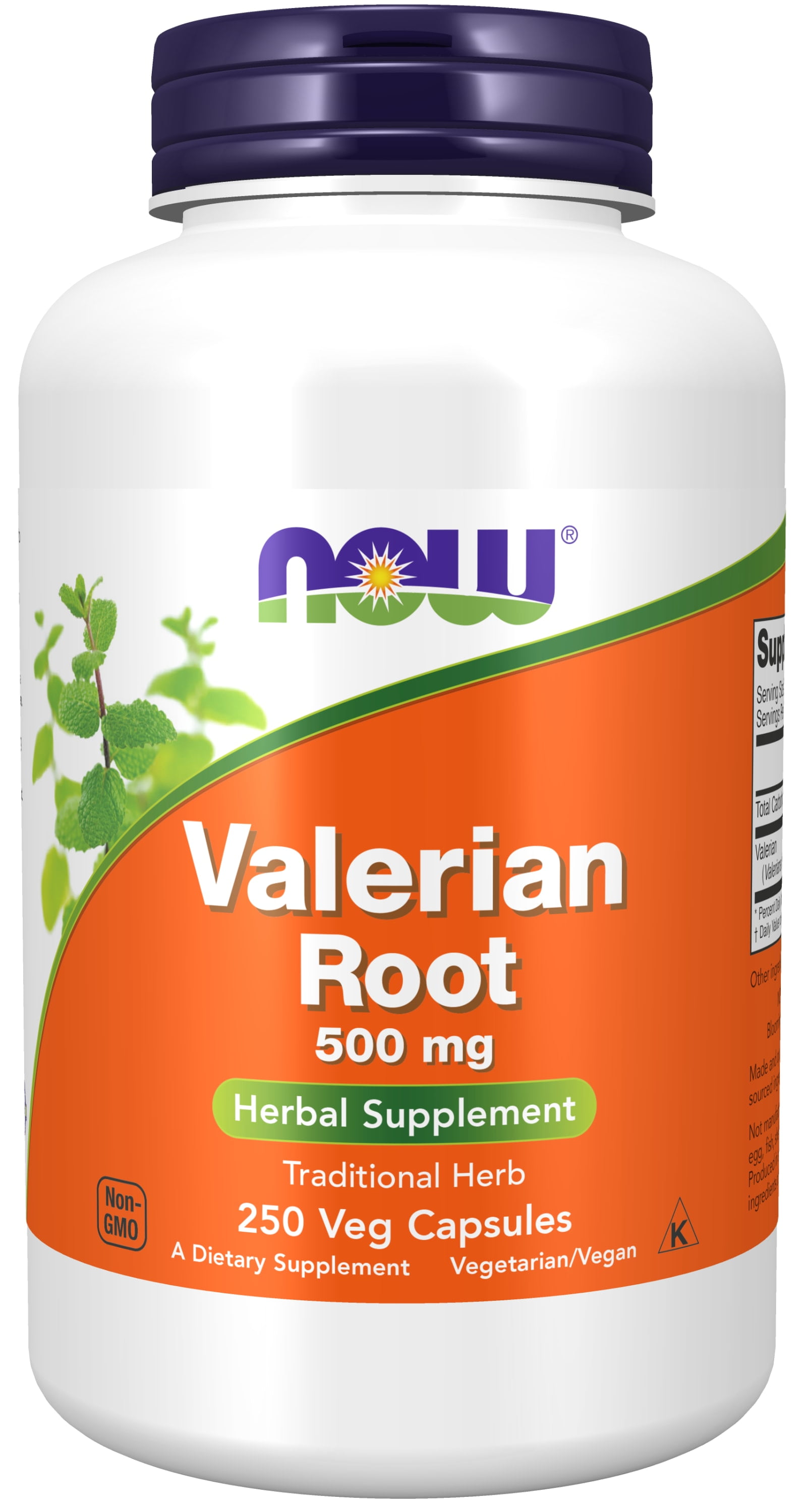 NOW Supplements, Valerian Root (Valeriana officinalis) 500 mg, Herbal Supplement, 250 Veg Capsules
