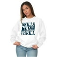 thumbnail image 4 of Skills That Thrill Dance Unisex Plus Fleece Graphic Sweatshirt Brisco Brands 3X, 4 of 5