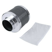 4/6/8inch Home Car Activated Carbon Charcoal Filter Inline Fan Odor Control