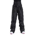 thumbnail image 1 of hirigin Men Women Winter Warm Ski Trousers Solid Color/Camouflage High Waist Snow Pants Outdoor Camping Insulated Pants, 1 of 3