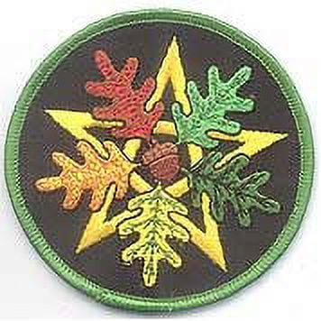 Patch: Oak Leaf Pentagram 3in (ESOAK) -