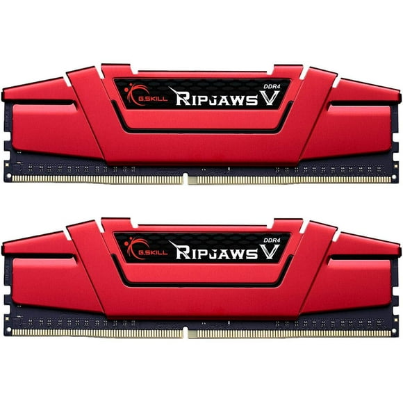 G.SKILL 16GB (2 x 8GB) Ripjaws V Series DDR4 PC4-19200 2400MHz for Intel X299 / Z270 / Z170 / X99 Platform Desktop Memory Model F4-2400C17D-16GVR