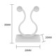 thumbnail image 2 of 100 clips de fijación de pared de plástico verde para plantas trepadoras | Adhesivos de alta viscosidad que no dejan marcas | Organizador de cables para enredaderas | Fácil instalación, ahor, 2 of 2