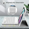 thumbnail image 3 of Fintie Keyboard Case for iPad Air 5th (2022) / iPad Air 4th Generation (2020) 10.9" with Built-in Pencil Holder - Soft TPU Back Cover with Magnetically Detachable Wireless Bluetooth Keyboard, 3 of 8
