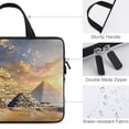 thumbnail image 3 of Werpe Pyramids Bird Egyptian Art Diving Fabric Neoprene Laptop Handle Bag Computer Protect Case 17inch, 3 of 5