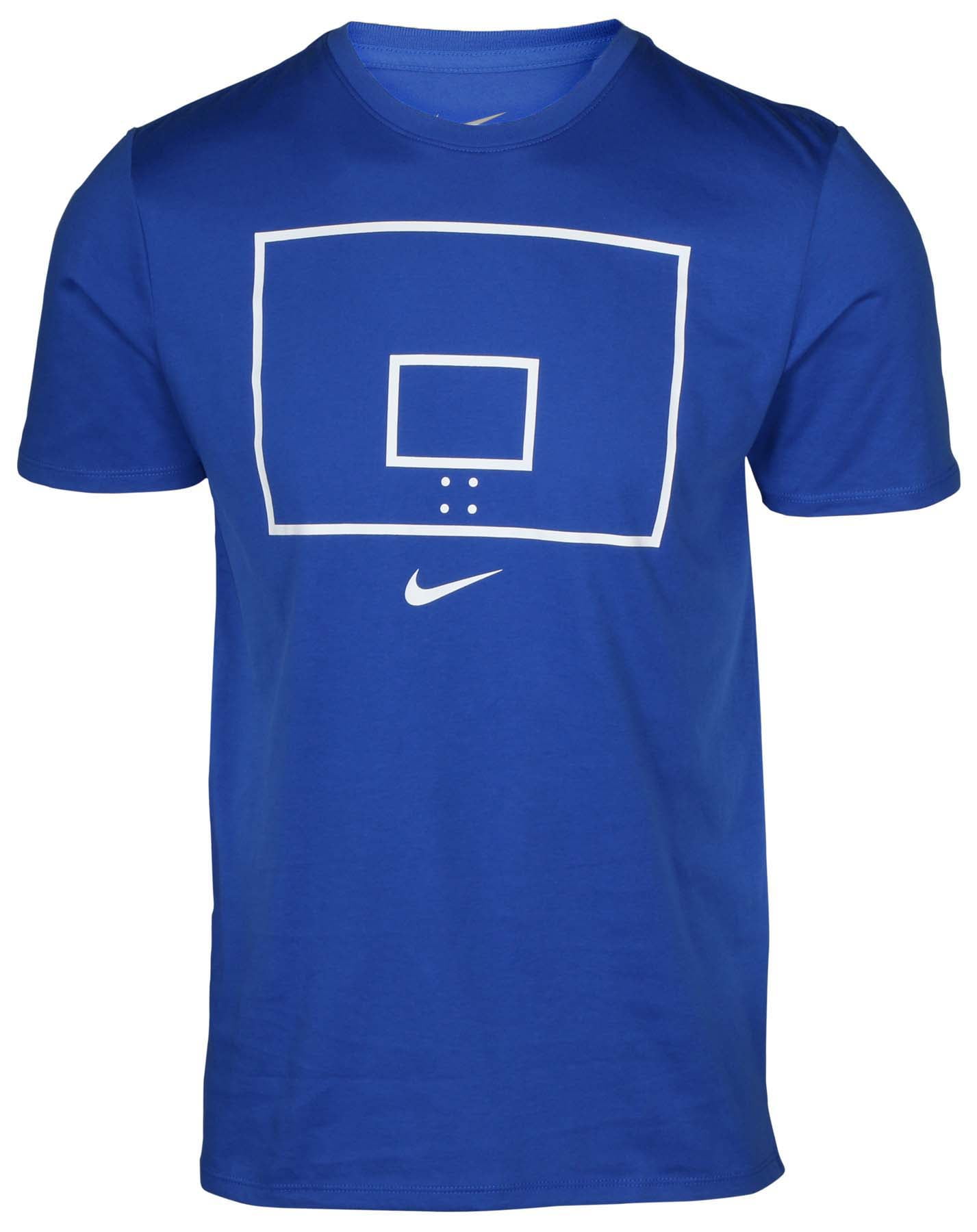 Nike - Men's Dri-Fit Hoop Arrow Basketball T-Shirt-Blue - Walmart.com ...