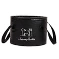 thumbnail image 3 of Collapsible Bucket Foot Bath Bucket Water Container Collapsible Sink for Outdoor 20L Black, 3 of 8
