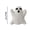 B#2, variant on HOARBOEG 11.81in Polar Fleece Toy Pillow, Ghost Plush Toys Throw Pillow Halloween Decorative Pillows All Saints' Day Gift Couch Ornament Back Cushions for Adult Kids