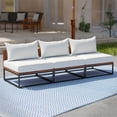 thumbnail image 3 of SEI Meubles Taradale Canapé d'Extérieur Modulaire avec Coussins en Blanc, 3 of 3