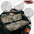 thumbnail image 6 of Jeiento Wolf UTV Seat Cover Full Protection Camouflage Hunting Mule Bench Seat Cover Washable Front UTV Bench Seat Covers for Kawasaki Mule 3020 2001-2003, 6 of 7