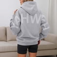 thumbnail image 4 of Women Oversized Yahweh Graphic Hoodie Christian Faith Pullover Heavyweight Streetwear Sweatshirt, 4 of 6