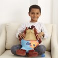 thumbnail image 2 of Space Jam Kids Taz Bedding Plush Cuddle and Decorative Pillow Buddy, Brown, Warner Bros, 2 of 10