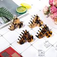 thumbnail image 3 of 6 Pieces Medium Hair Claw Clips for Thin Hair 2.6 Inch Tortoise Shell Hair Clip Banana Clips Jaw Clips French Style Barrettes hair Clip Accessories fo, 3 of 4