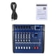 thumbnail image 4 of Amplificador mezclador de potencia de consola de mezcla de audio de línea de micrófono digital de 6 Abanopi Consola de mezclado, 4 of 5