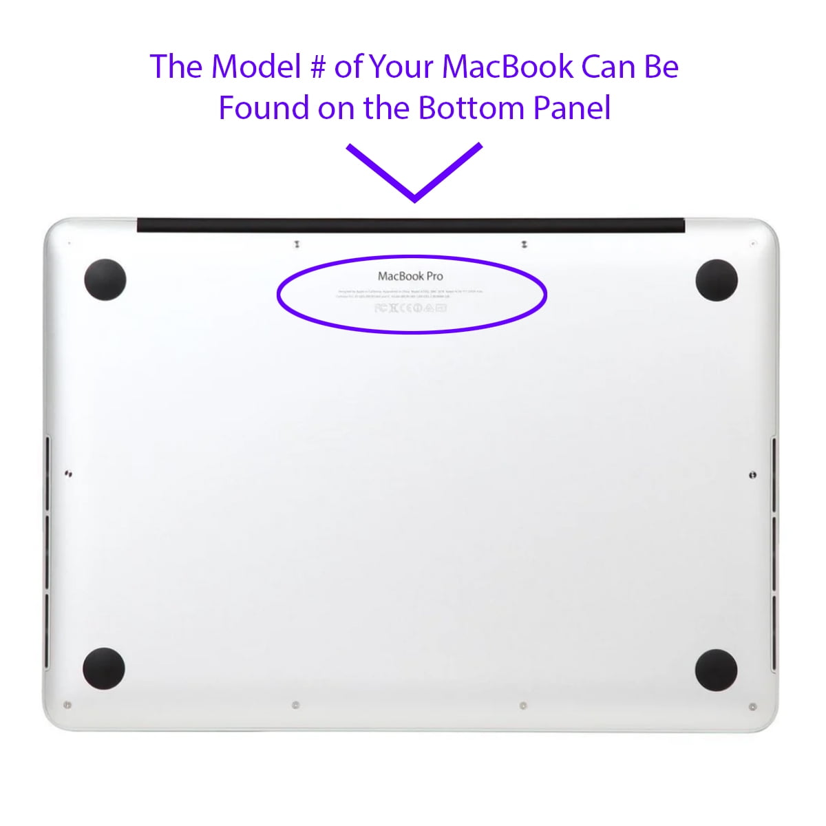 MacCase Hard-Shell/ Soft Edge Polycarbonate + TPU  Laptop Case for MacBook Air 13.6 M2/M3/M4/M5 (A3414, A2681, A3113, A3240) Clear, 2-Piece