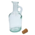 thumbnail image 2 of Green Glass Jug Oil / Vinegar with Cork Stopper, 8 Ounce, 2 of 3
