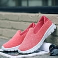 thumbnail image 3 of Women's Slip On Shoes Casual Mesh Walking Sneakers Comfortable Loafers Flats, 3 of 8