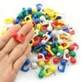 thumbnail image 3 of 100 piezas de para el pulgar, ganchos decorativos de plástico, perchas mezclados, cabezas, , alfiler, alfiler para, 3 of 5