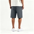 thumbnail image 4 of Lumtrix Men’s Athletic Running Shorts Lightweight Workout Gym Shorts with Zipper Pockets for Basketball Hiking Gray XL, 4 of 6