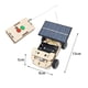 thumbnail image 4 of Mini Modelo de Vehículo RC, Juguete para Juego de Imitación Ensamblado, Coche de Control Remoto Educativo, Juguetes para Niños, Principio de Circuito, 4 of 7