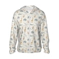 thumbnail image 1 of Balery African Animals Sudadera ligera de manga larga con capucha y protección solar UPF 50+ para hombre y mujer, ideal para pesca y running-Large, 1 of 7