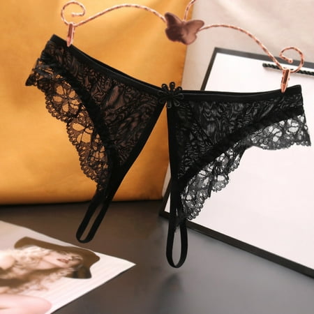 Women s Panties Low Rise Lace Cut out Mesh Underwear Crotchless Panties for Women Women s Sexy Lingerie for Women