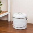 thumbnail image 2 of stanreset 5L Retro Compost Bin Kitchen Trash Bin with Activated Carbon Filter Trash Can, 2 of 6
