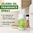 White Pump Bottle Jojoba Oil Fragrance Spray For Hair And Body Charming